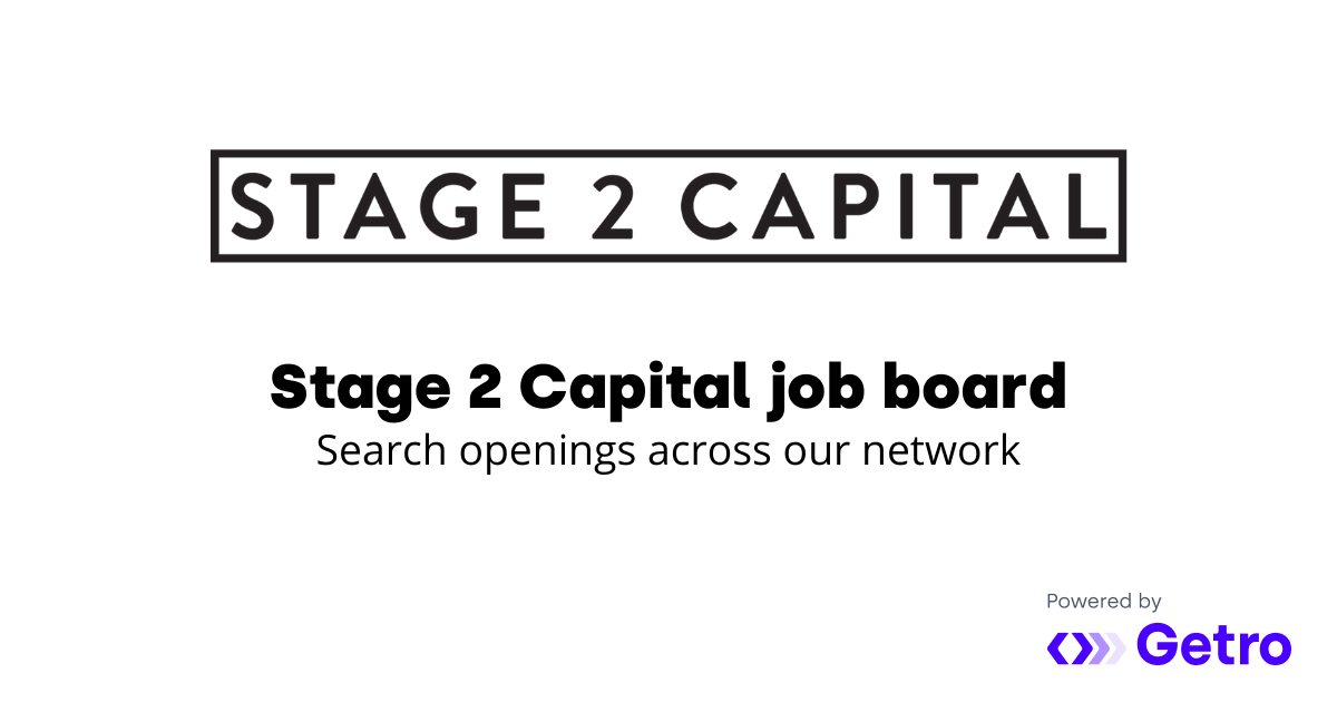 Jobs Stage 2 Capital Job Board