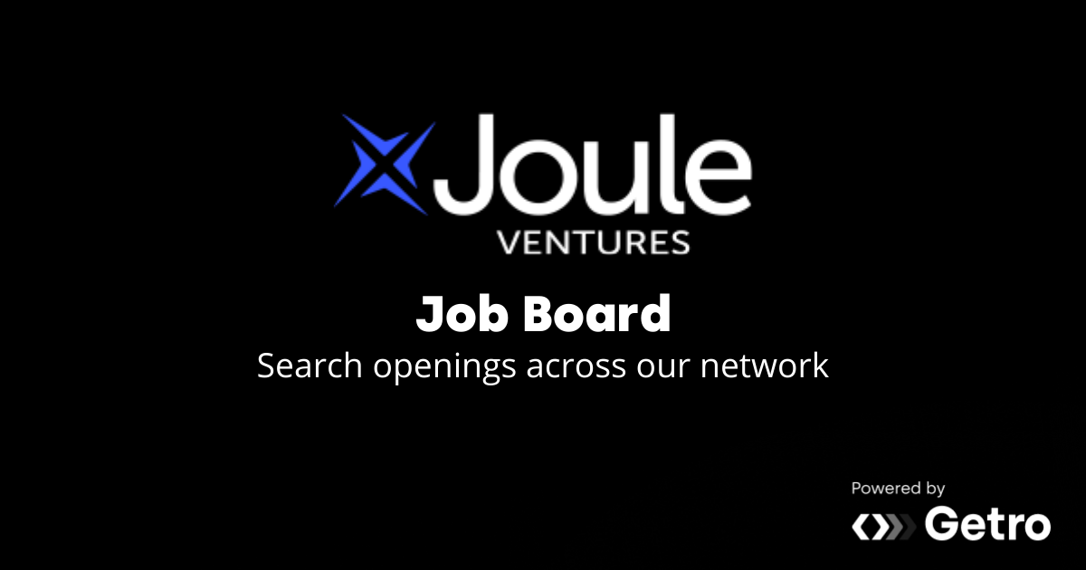 Jobs Joule Ventures Job Board