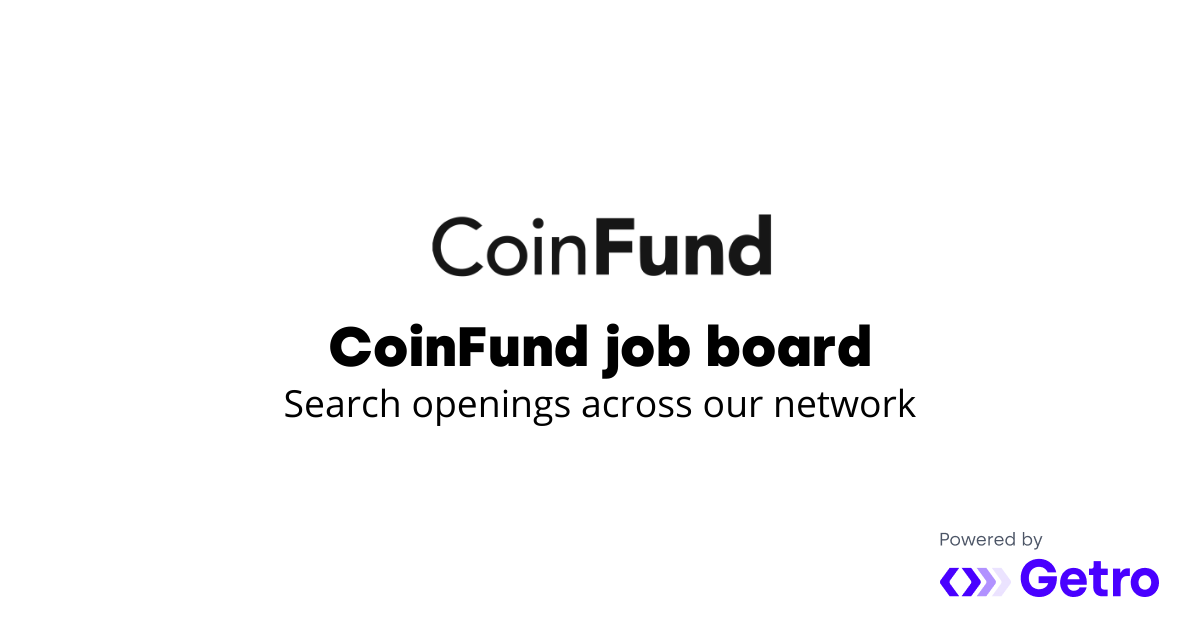 Companies CoinFund Job Board