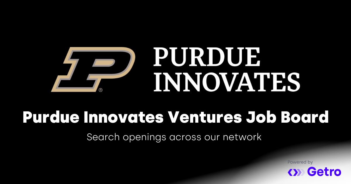 Jobs Purdue Ventures Job Board