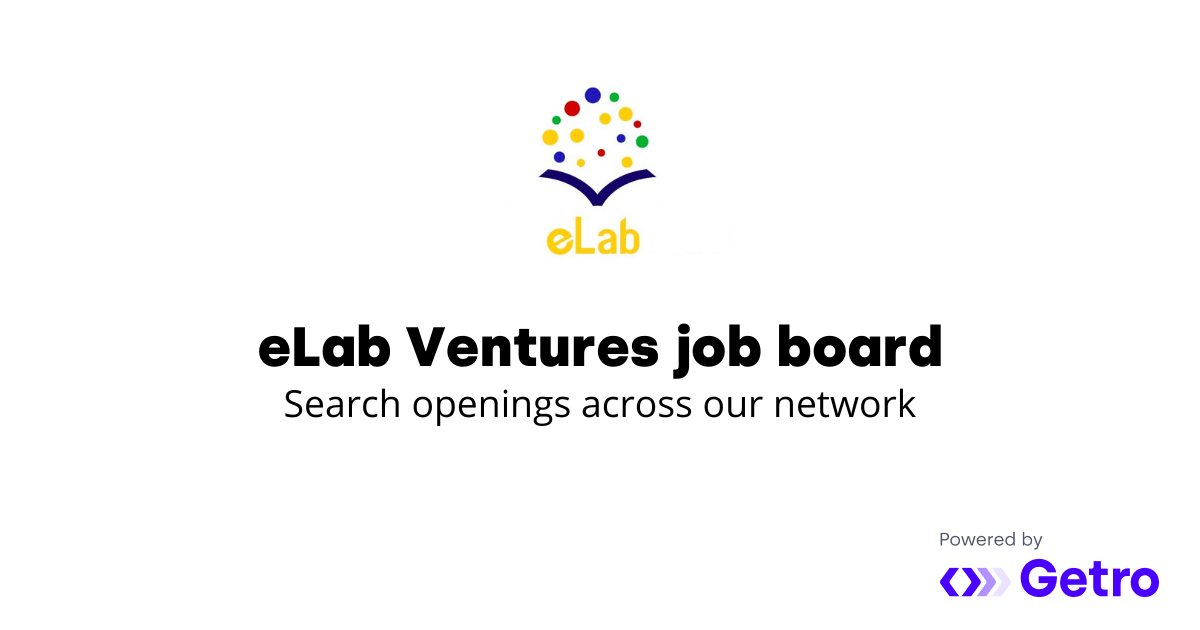 Jobs eLab Ventures Job Board