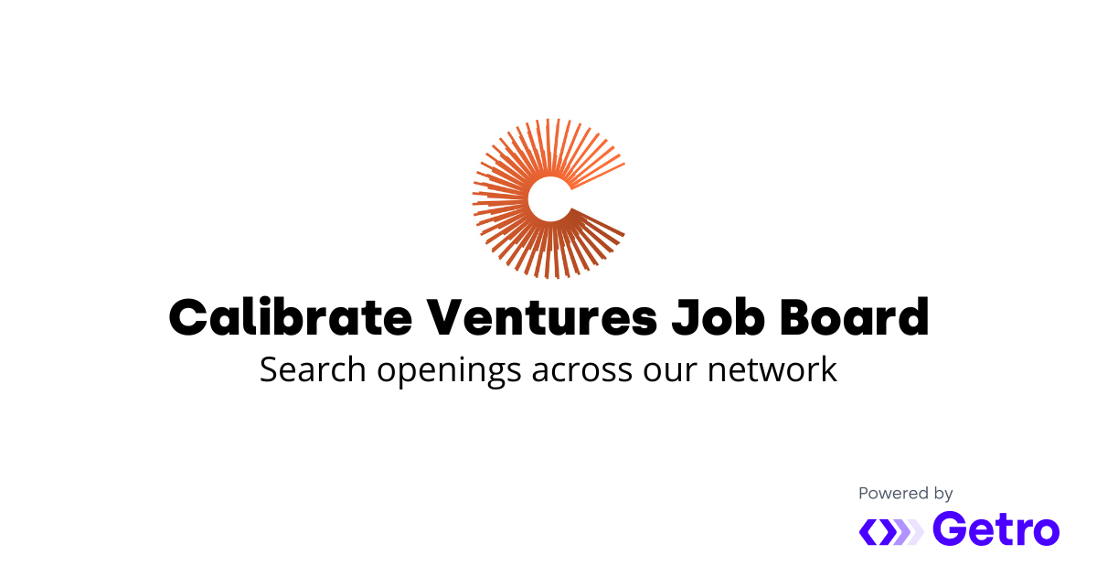 Jobs Calibrate Ventures Job Board