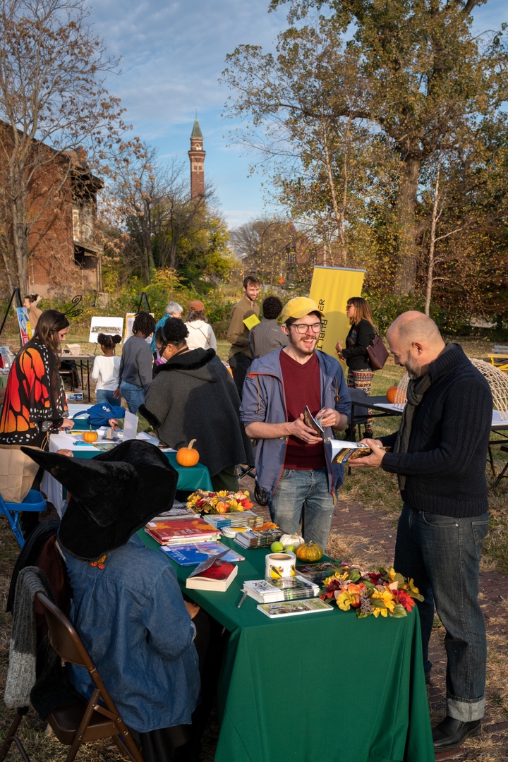 Community members and partners at fall festival