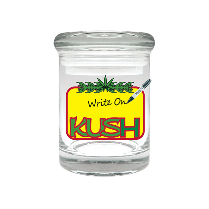 Kush Re-Writable Stash Jar for 1/8 Oz.