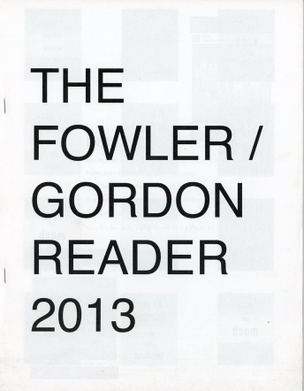 The Fowler / Gordon Reader 2013
