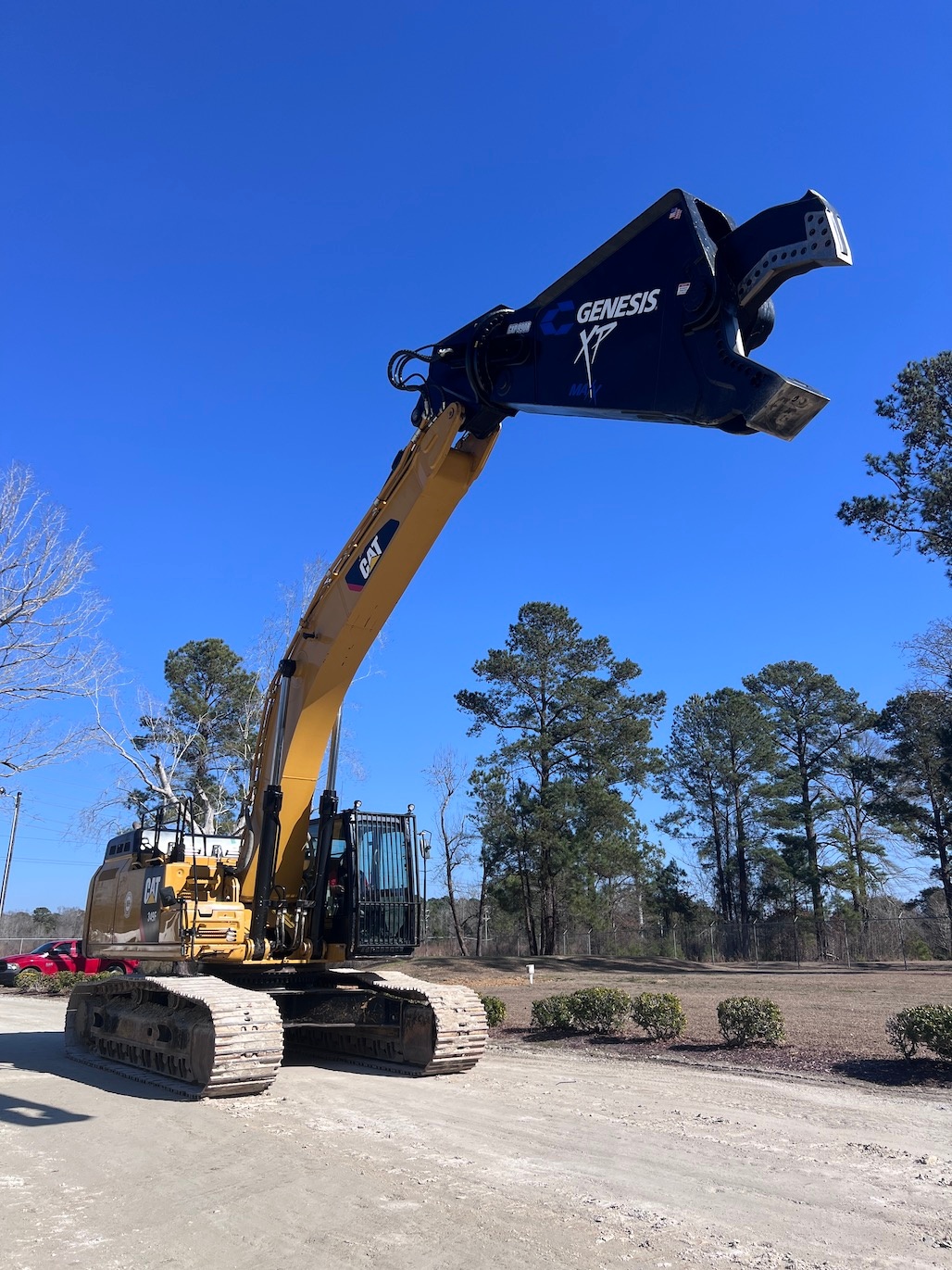 Used 2018 Caterpillar 349FL w Shear For Sale