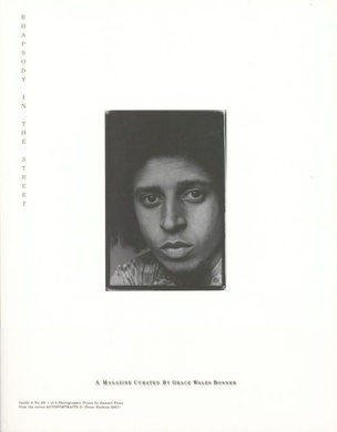 A Magazine Curated By Grace Wales Bonner