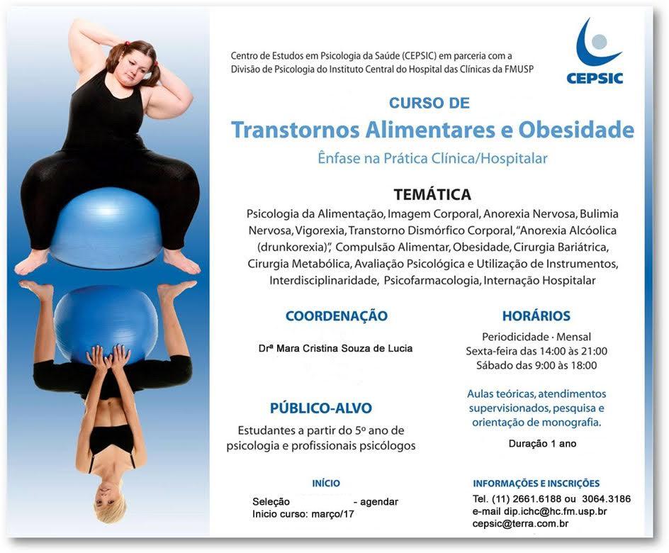 Curso de Transtornos Alimentares e Obesidade/2017