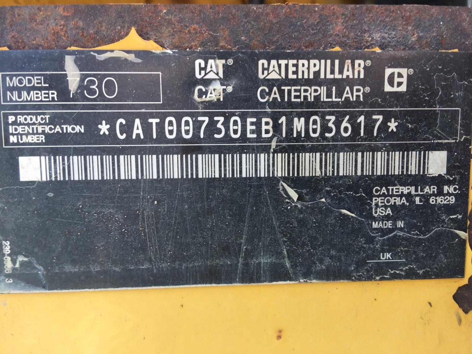 Photo of a 2012 Caterpillar 730