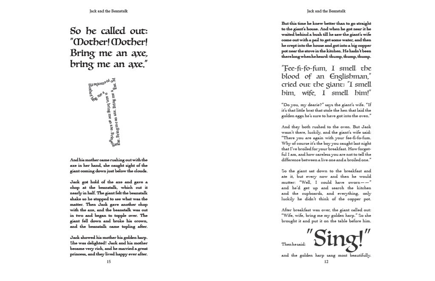Page layout design