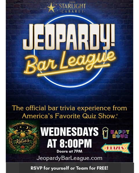 JEOPARDY BAR LEAGUE (Trivia Night)