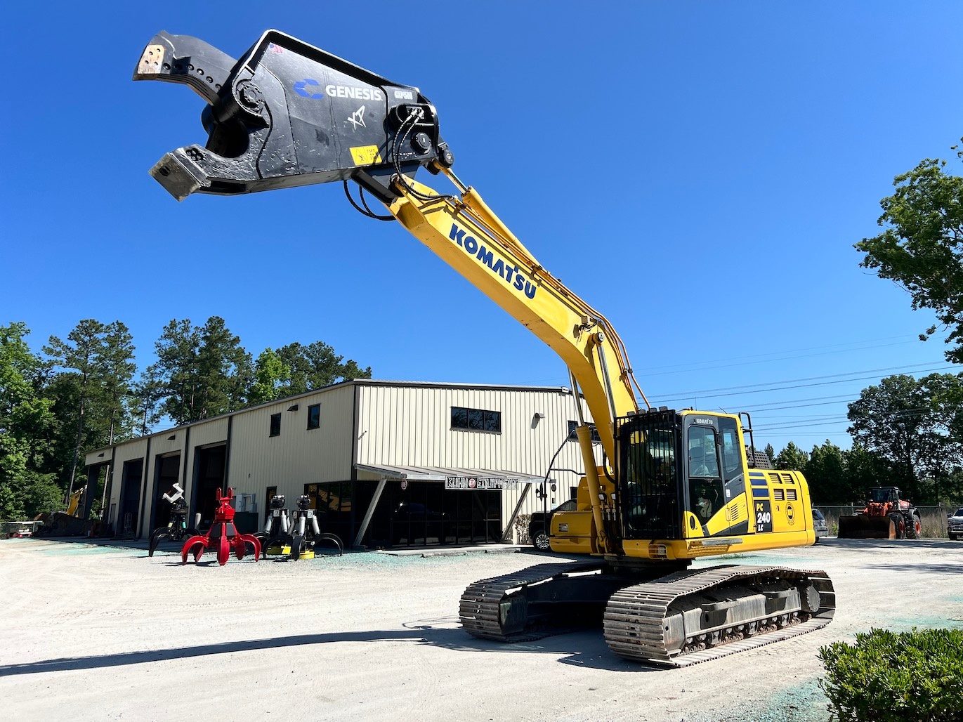 Used 2013 Komatsu PC240 LC-10 w/ shear For Sale