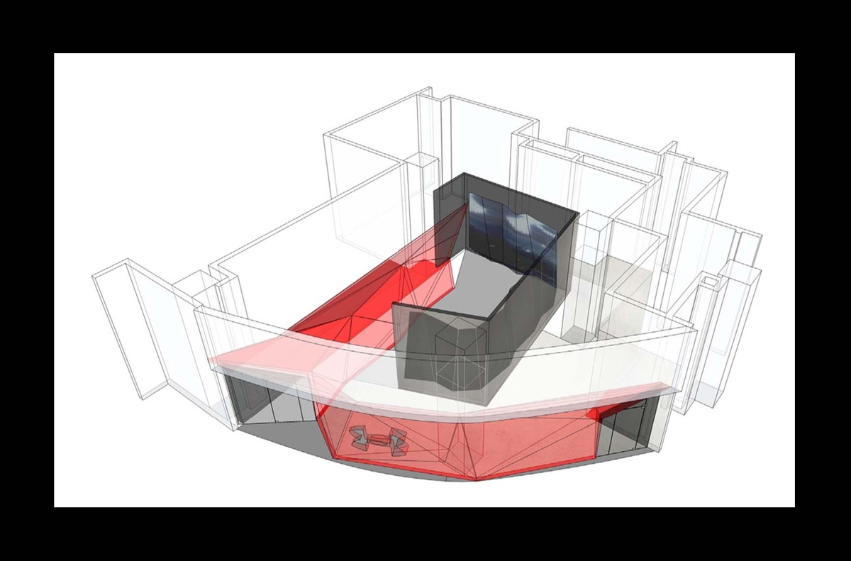 Diagram of retail space and activation area