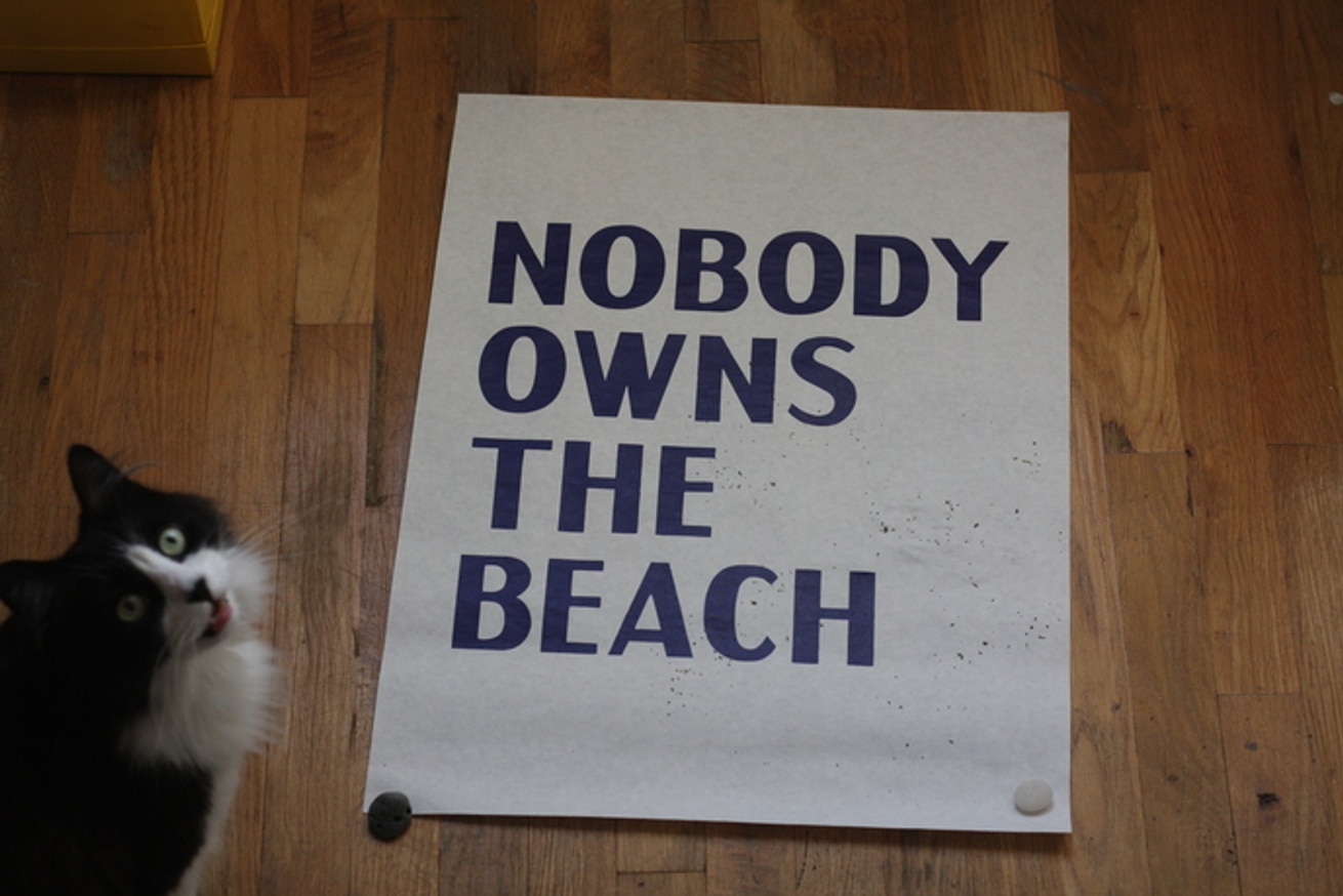NOBODY OWNS THE BEACH Poster