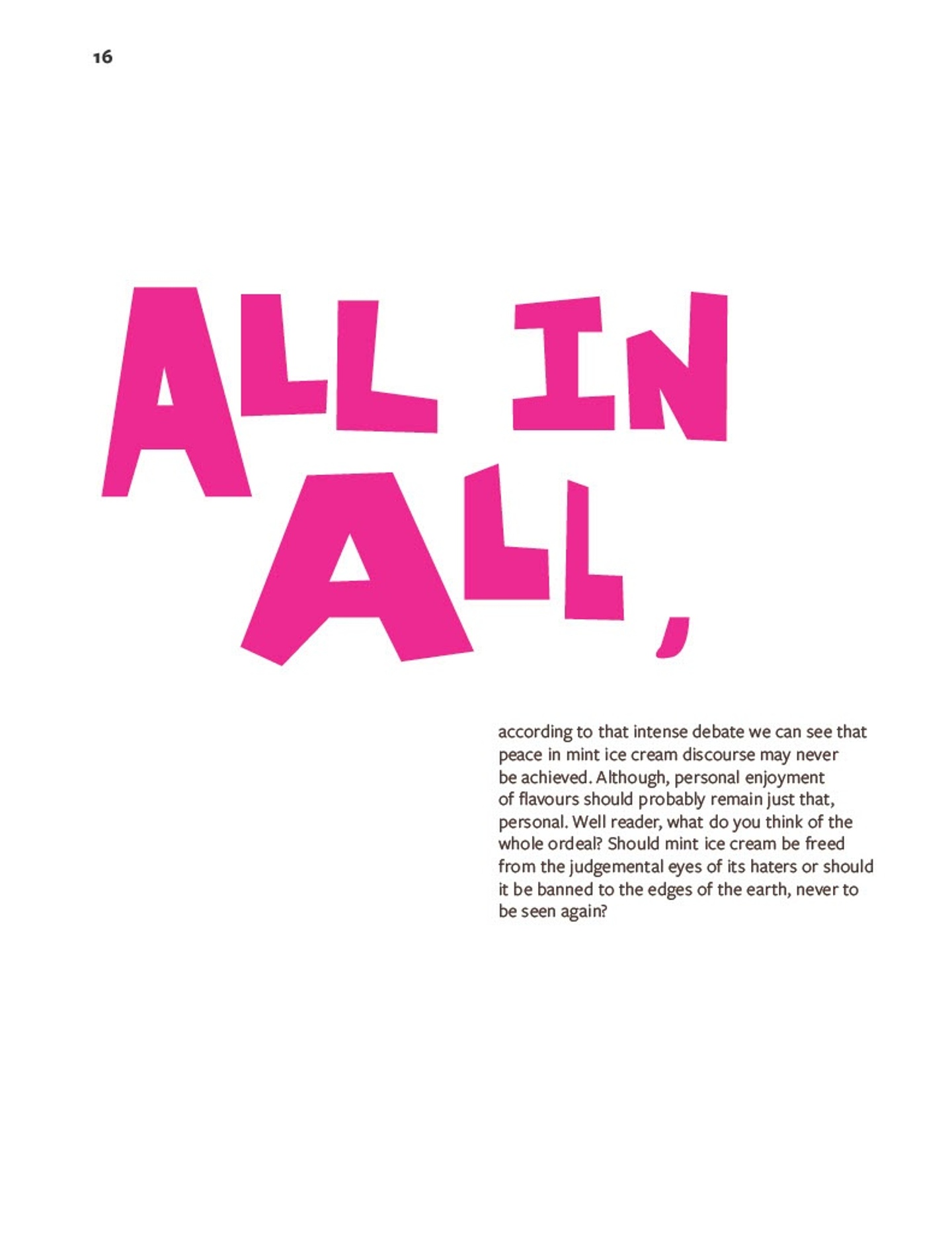 Book layout design