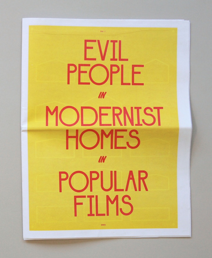 Benjamin Critton Evil People In Modernist Homes In Popular Films Printed Matter