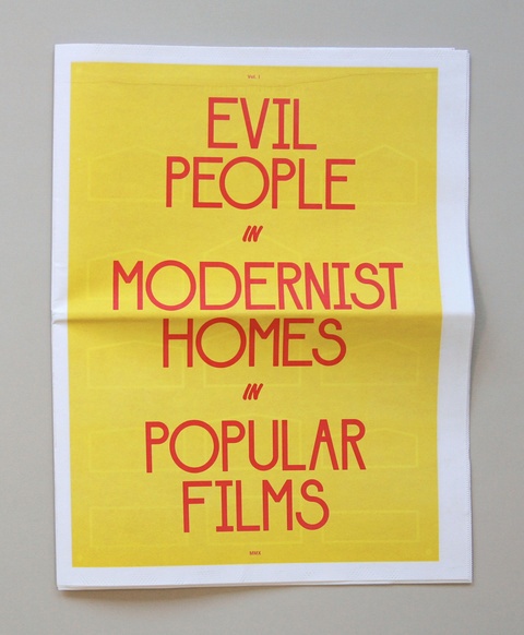 Evil People in Modernist Homes in Popular Films