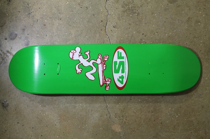 Gary Panter Skateboard: Green/Black thumbnail 1
