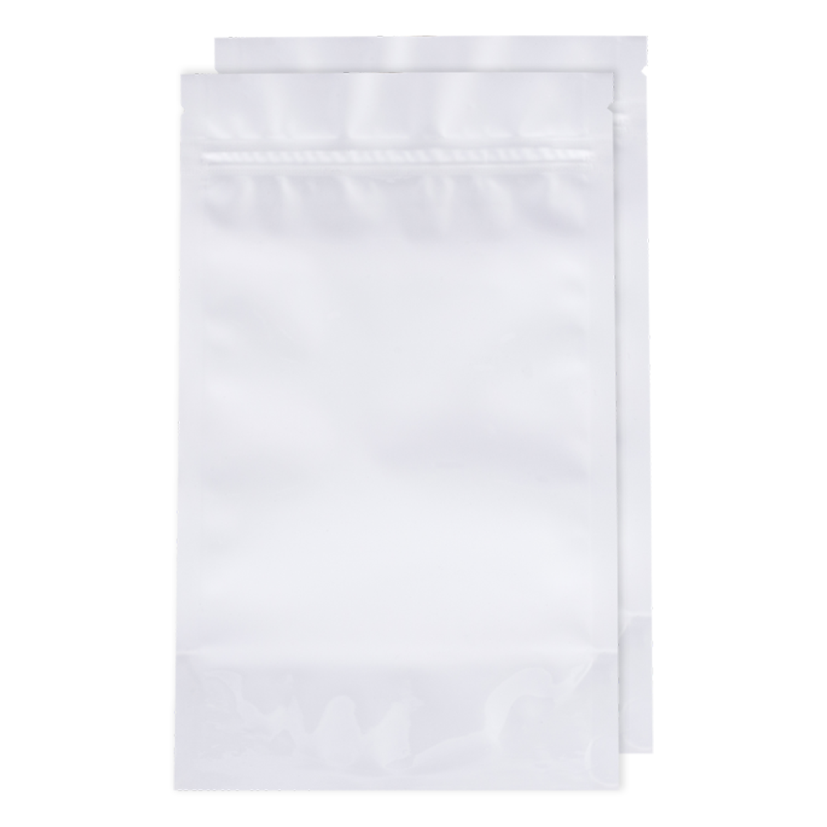Photo of Half Ounce White/White Opaque Barrier Bags
