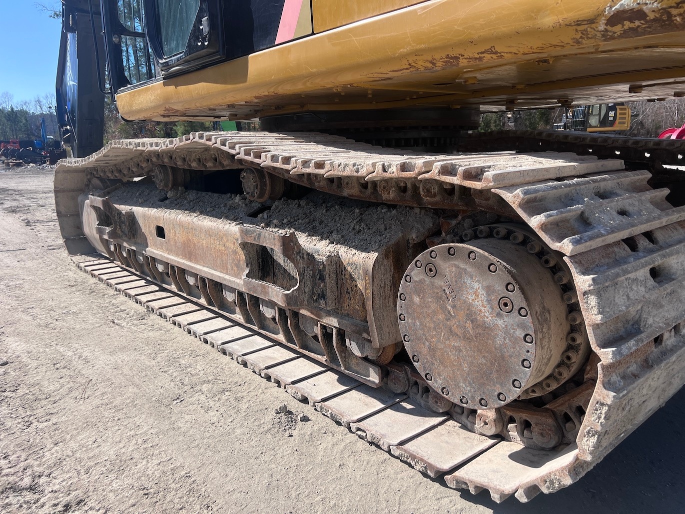 Used 2018 Caterpillar 349FL w Shear For Sale