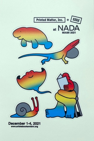 Printed Matter + EXILE at NADA Miami 2021 Sticker