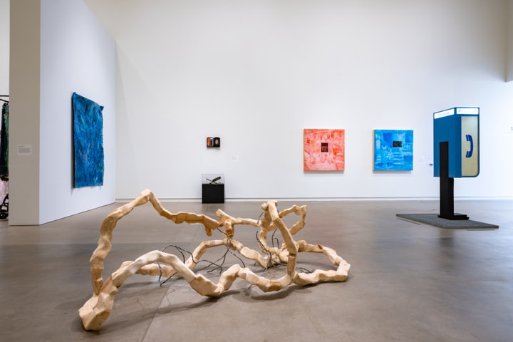 installation view of Apparition exhibition