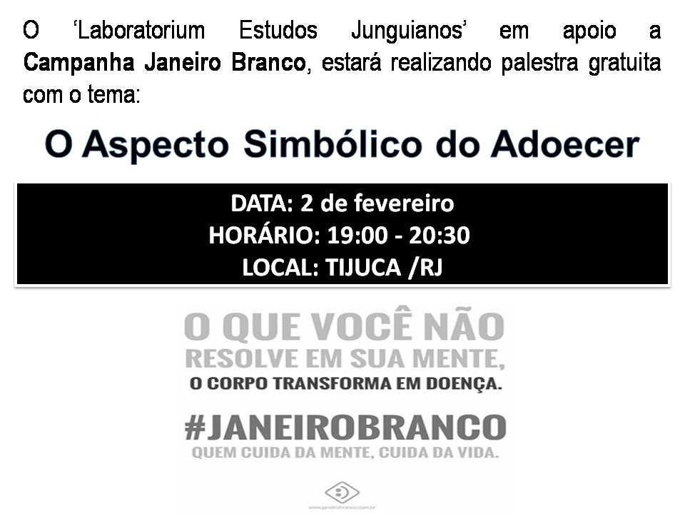 Palestra Gratuita: O ASPECTO SIMBÓLICO DO ADOECER