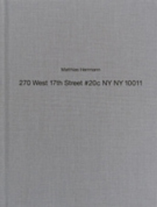 270 West 17th Street #20C NY NY 10011