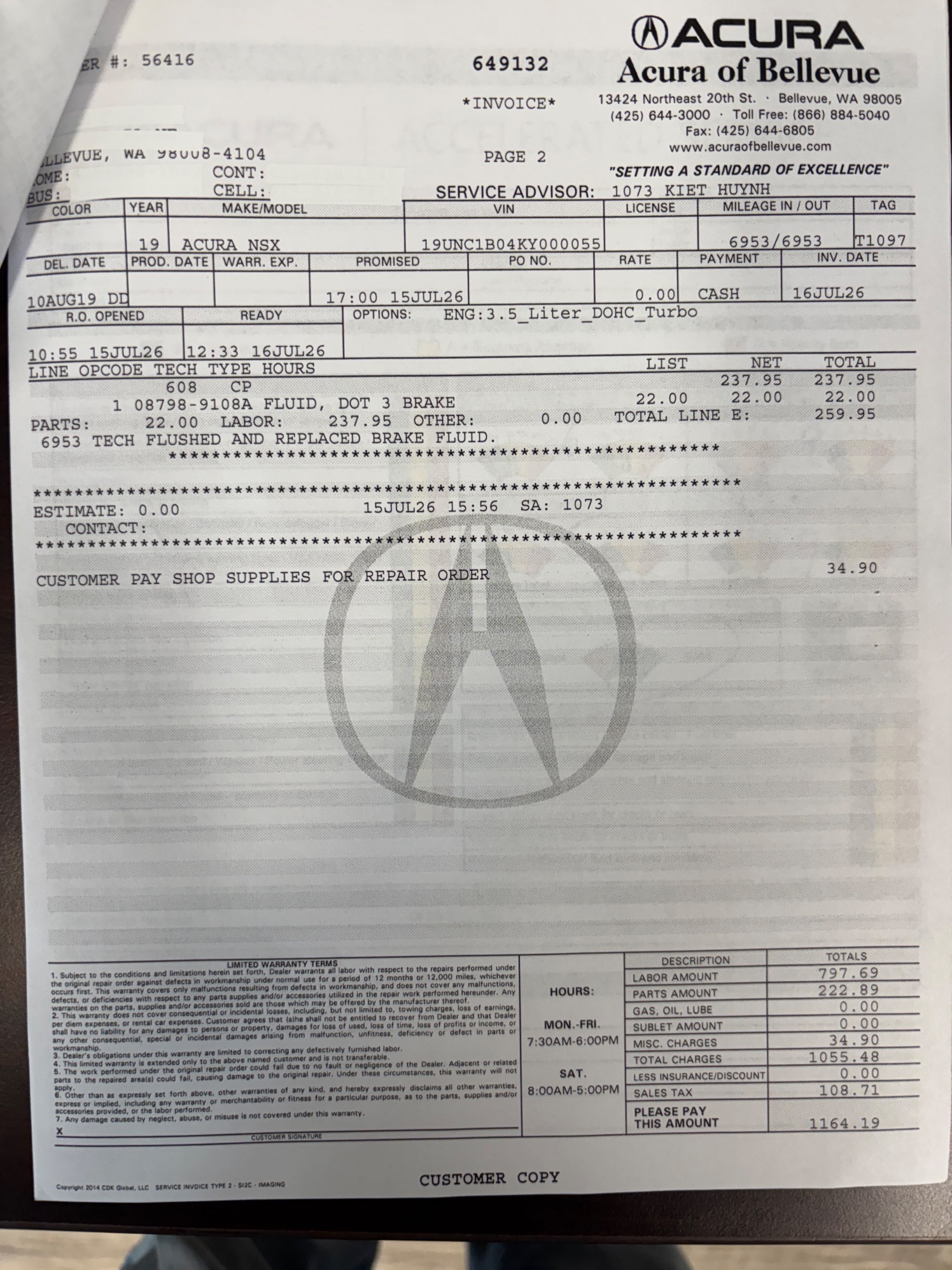 2019 Acura NSX Base - Photo 72