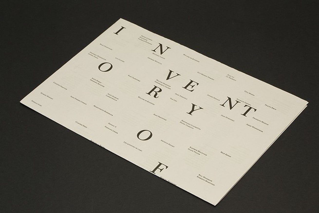 Inventories of Destruction