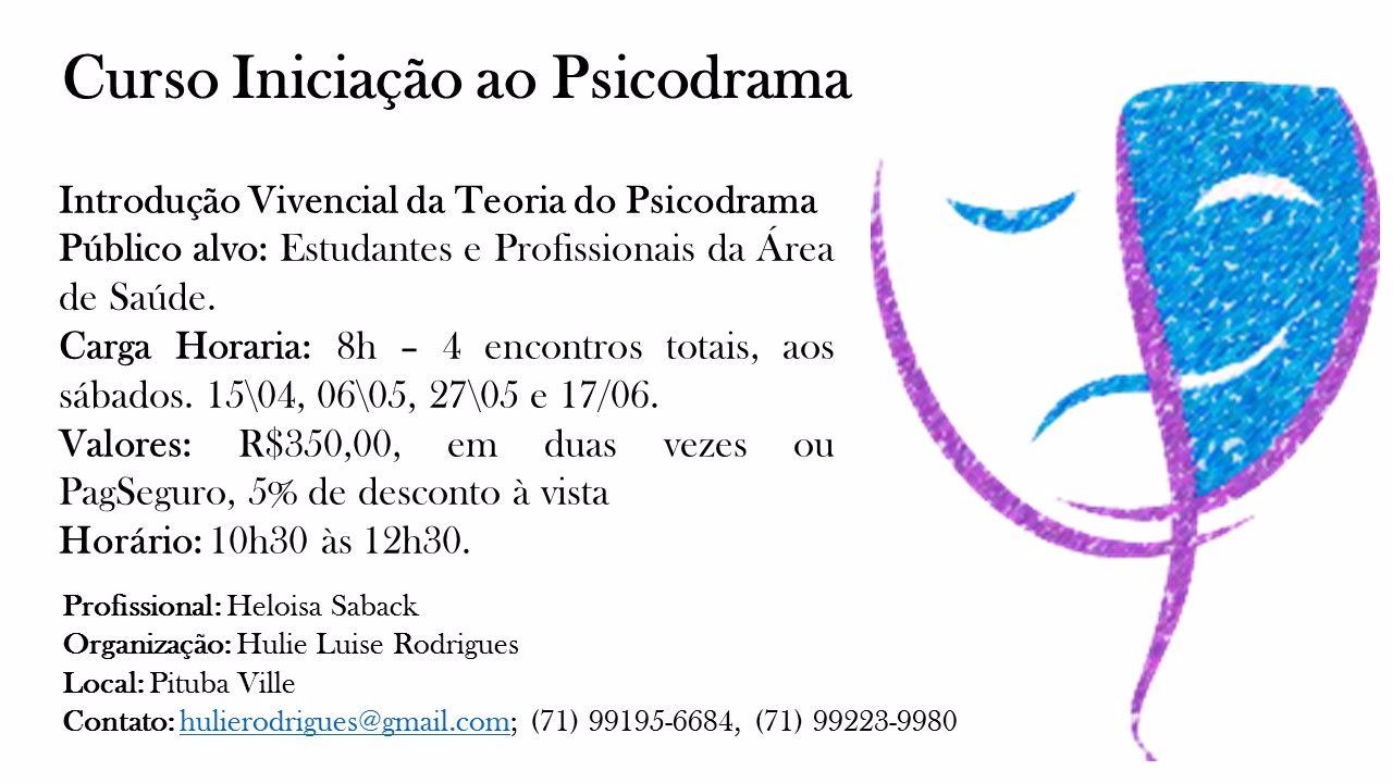 Curso Iniciação ao Psicodrama