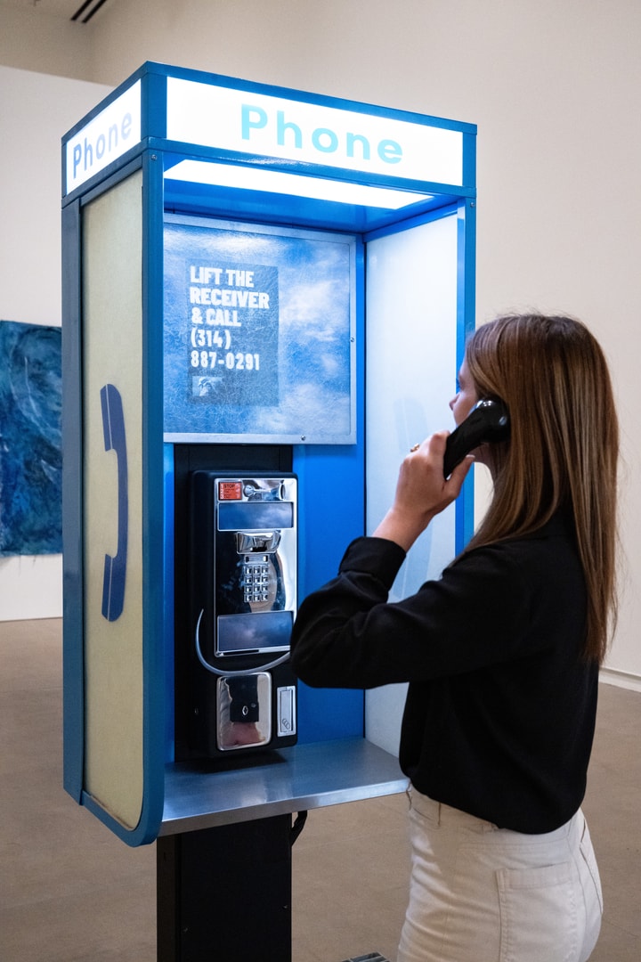 installation view of Apparition exhibition