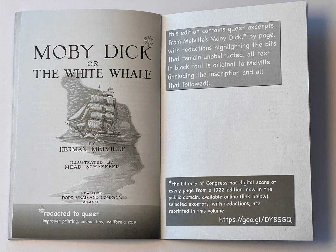Moby Dick* *redacted to queer thumbnail 7