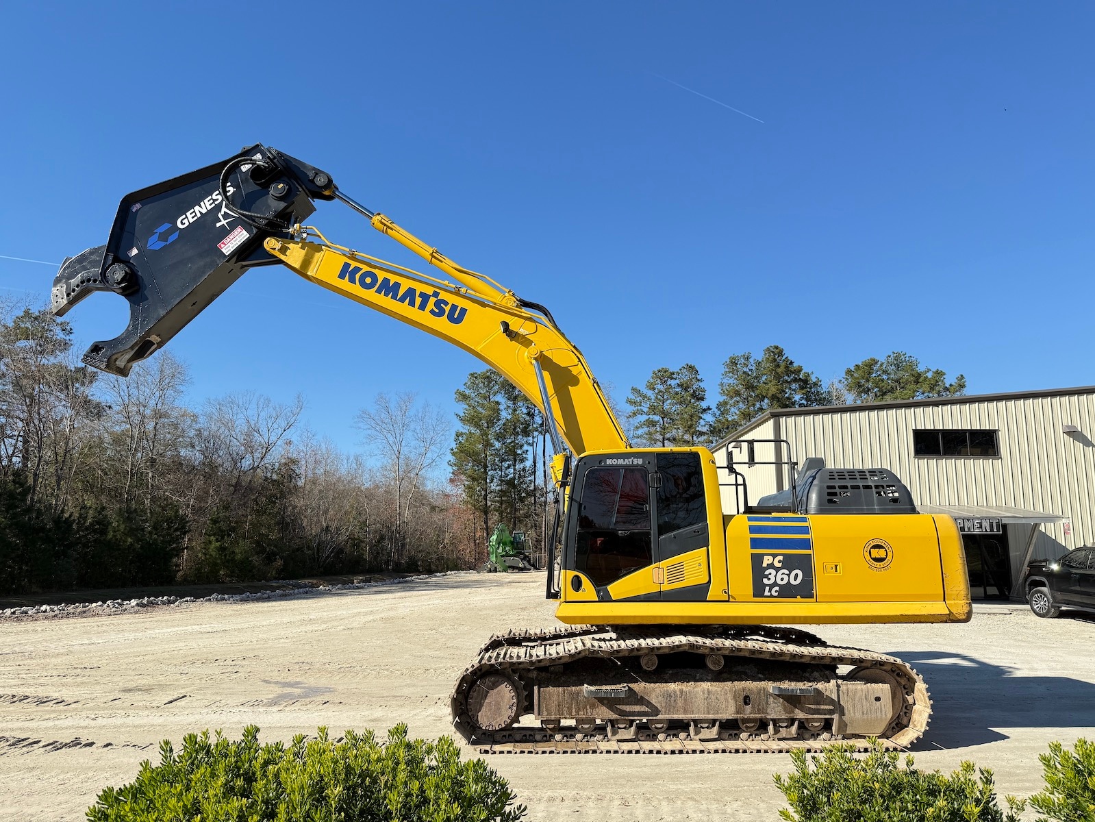 Used 2019 Komatsu PC360LC-11 w/ Shear For Sale
