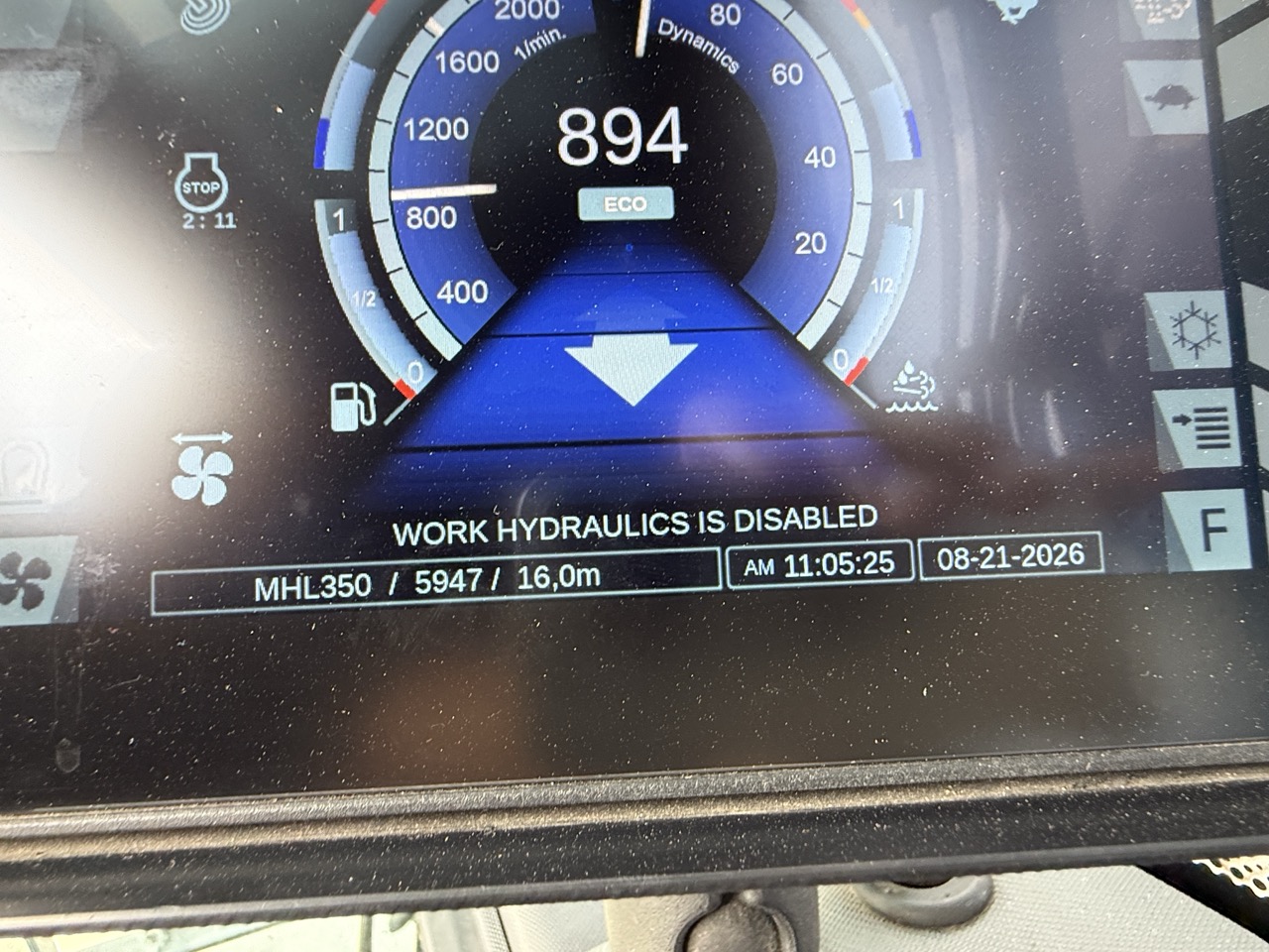 2021 Fuchs MHL350F