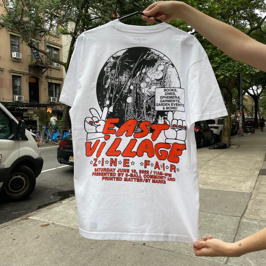 East Village Zine Fair Shirt, 2022 [S] thumbnail 3
