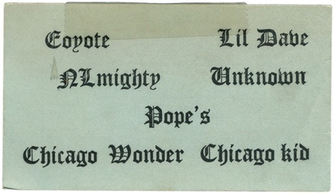 Thee Almighty & Insane: Chicago Gang Business Cards from the 1970s & 1980s