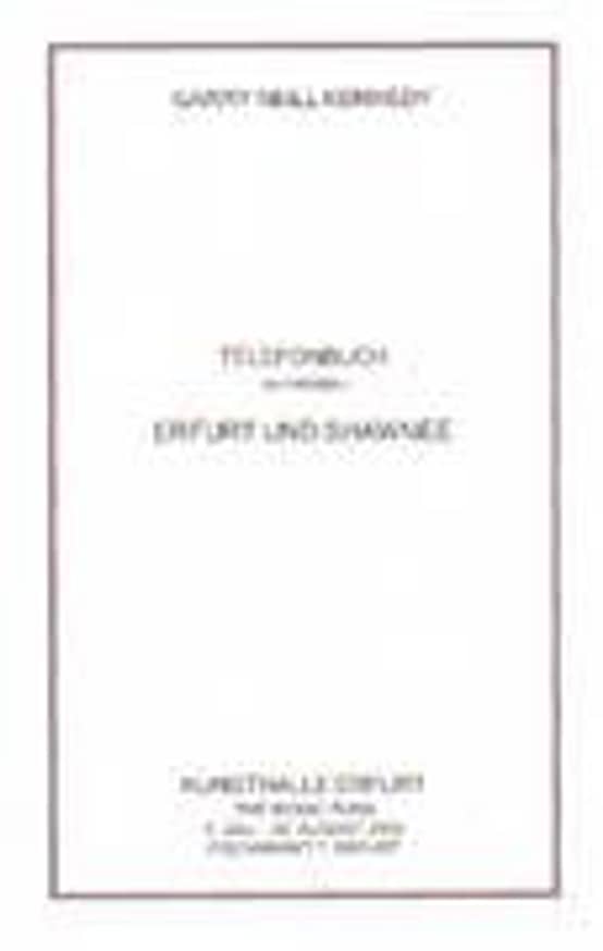 Telefonbuch (In Farben) Erfurt Und Shawnee