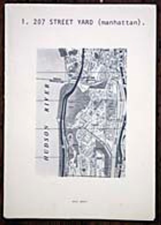 1.  207 Street Yard (Manhattan): The Real Line of New York