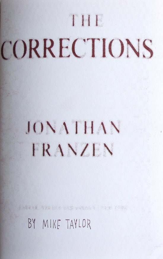The Corrections by Jonathan Franzen by Mike Taylor