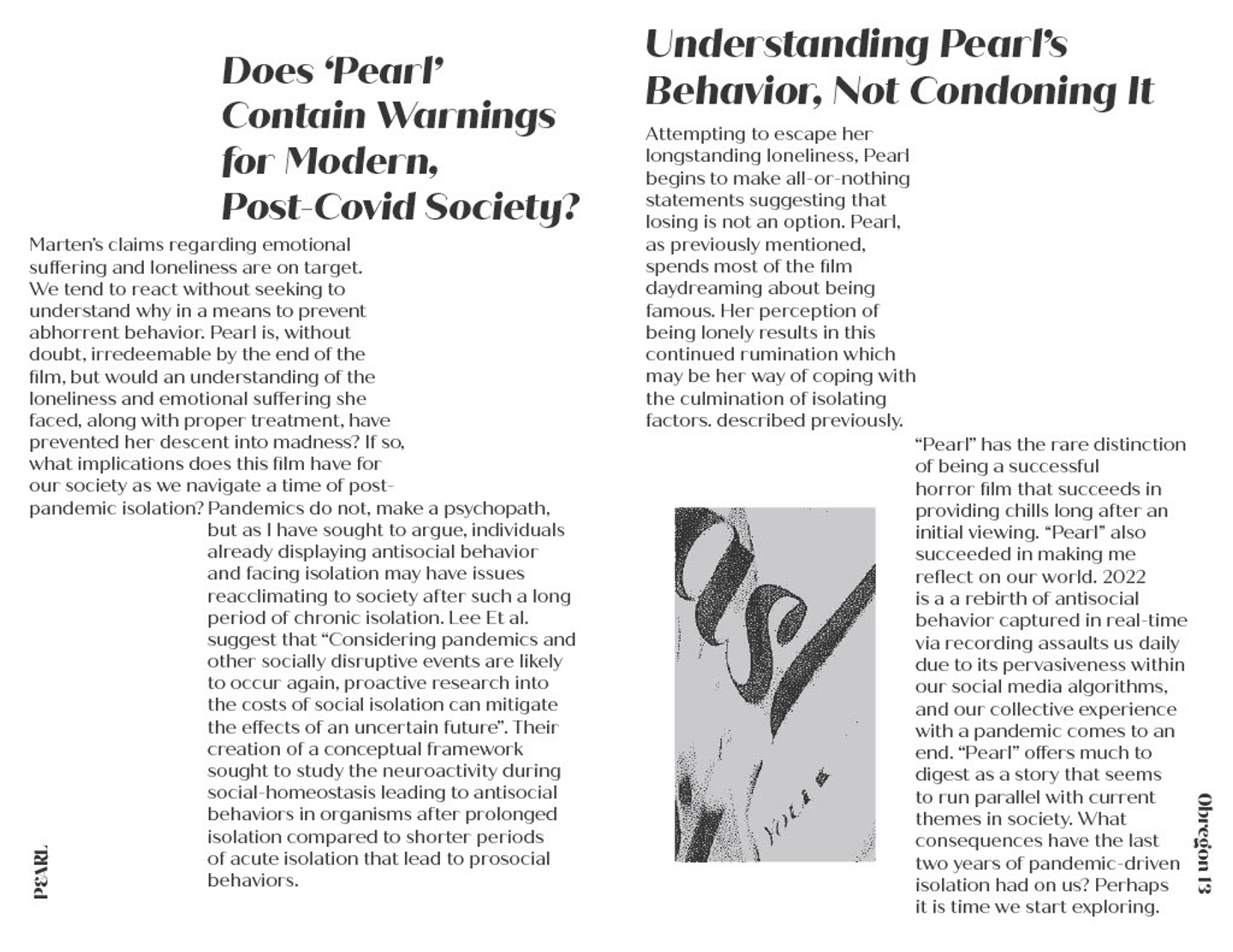 Page layout design