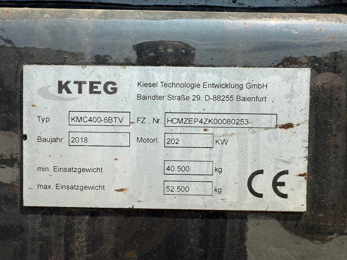 Used 2018 KTEG (Hitachi) KMC400P-6 For Sale