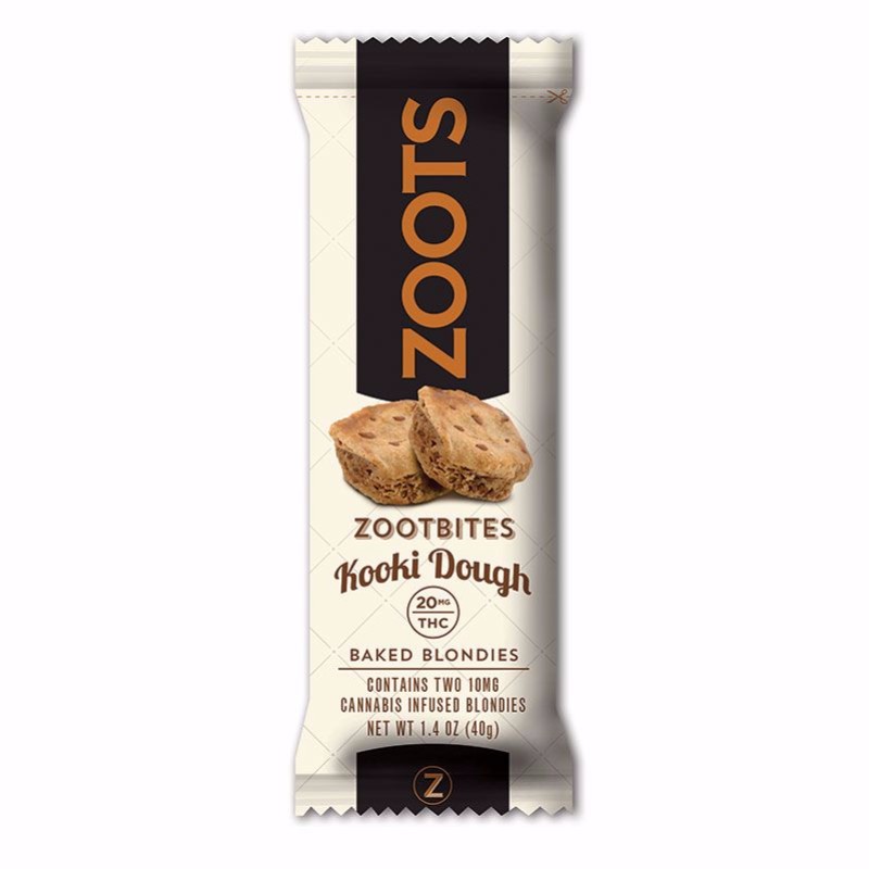 ZootBites Kooki Dough Blondies - 20mg 2 pack
