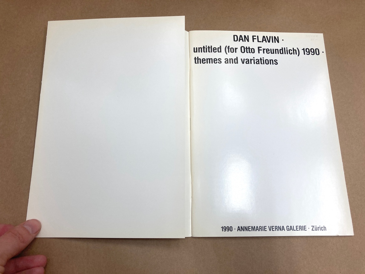 Dan Flavin: untitled (for Otto Freundlich) 1990 - themes and variations thumbnail 2