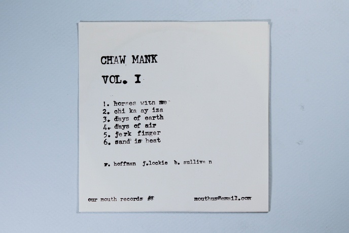 Chaw Mank Chaw Mank Vol 1 Printed Matter