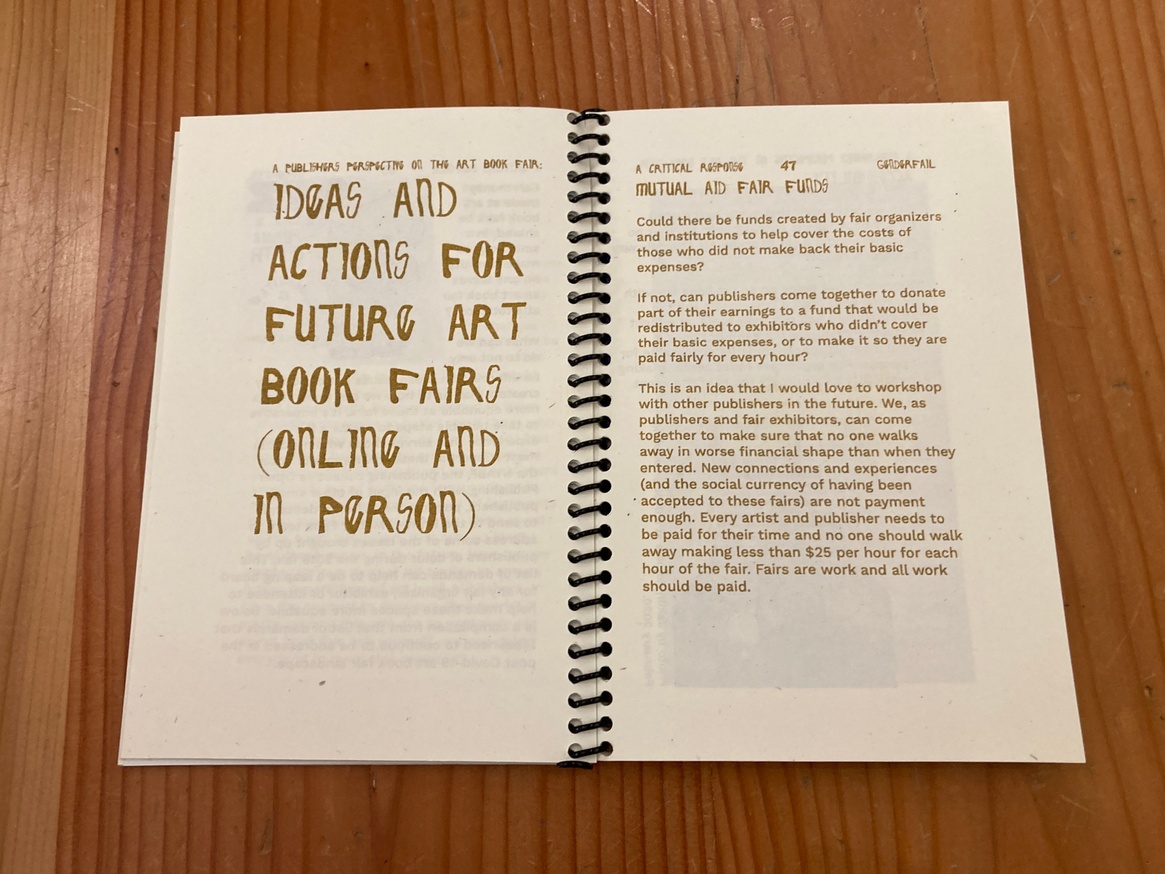 A Publishers Perspective on the Art Book Fair: A Critical Response thumbnail 8