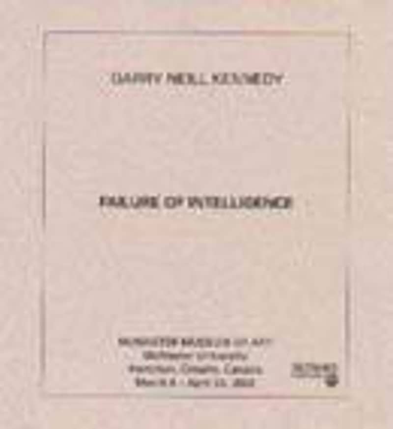 Failure Of Intelligence