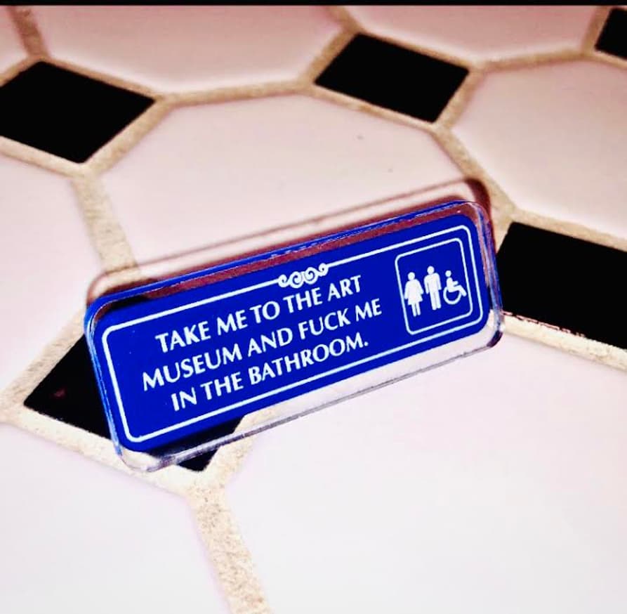 Take Me To The Art Museum... Acrylic Pin