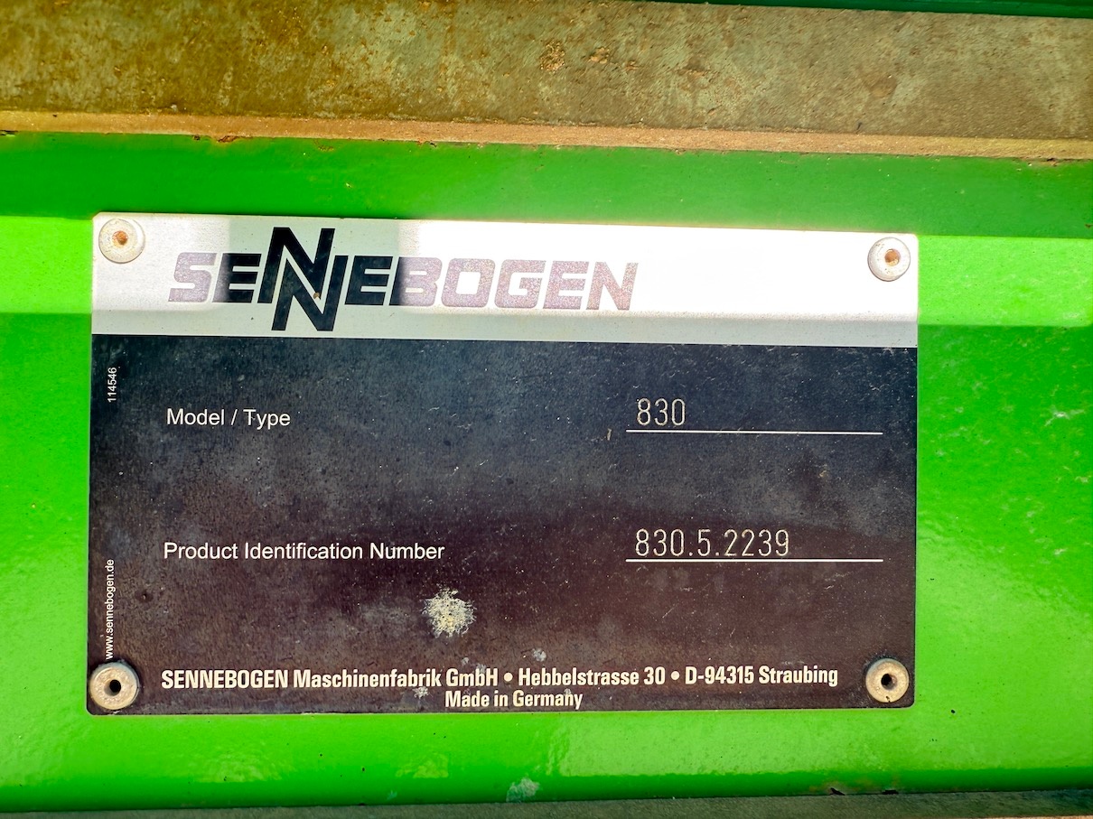 Used 2016 Sennebogen 830R HD E Series For Sale