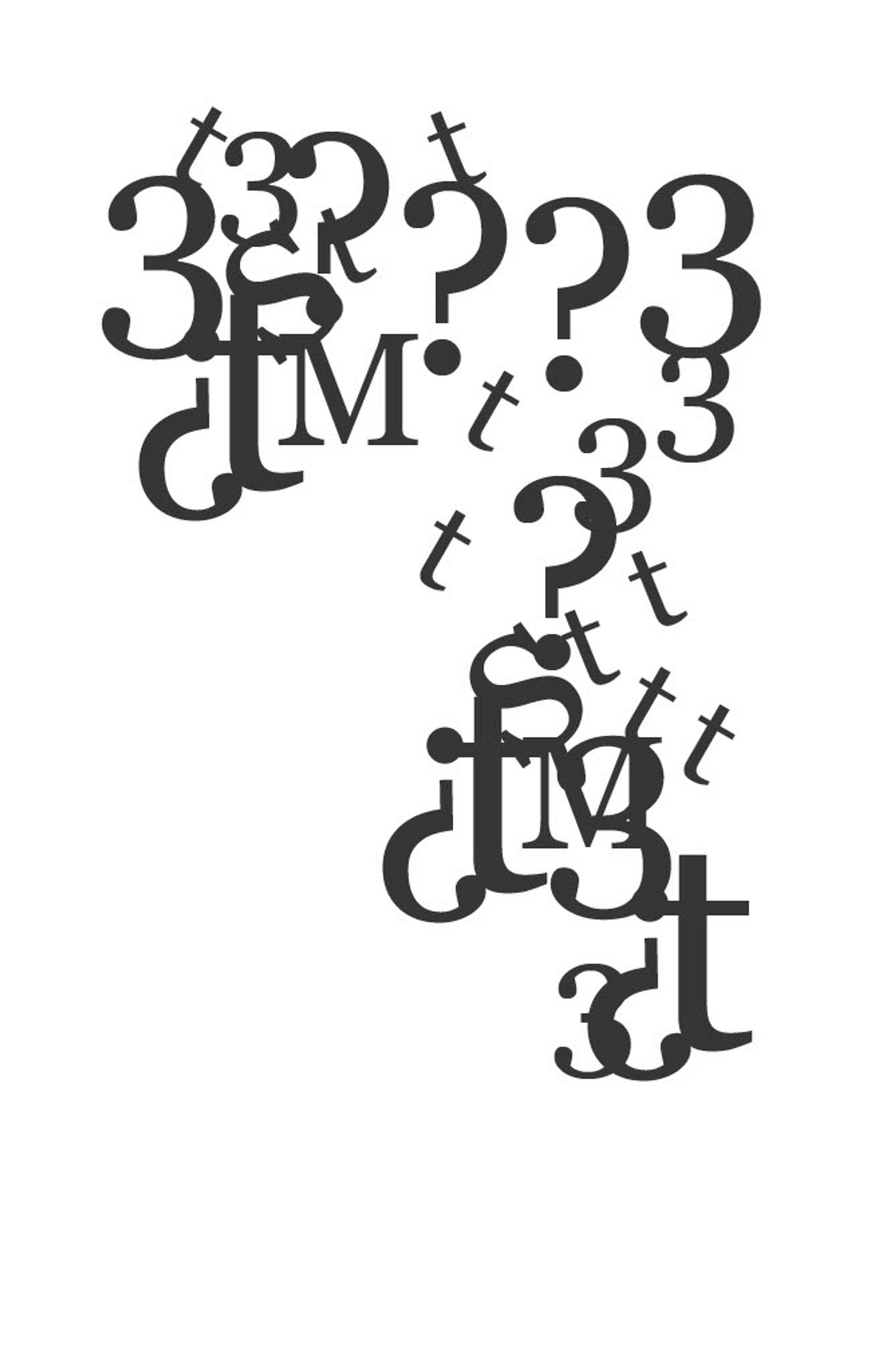 Letterform in layout